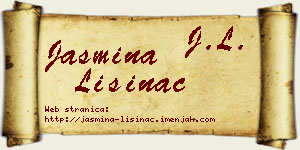 Jasmina Lisinac vizit kartica